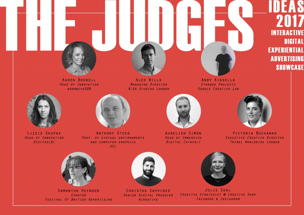 The IDEAS Awards The Judges Are Announced! Advertising Producers